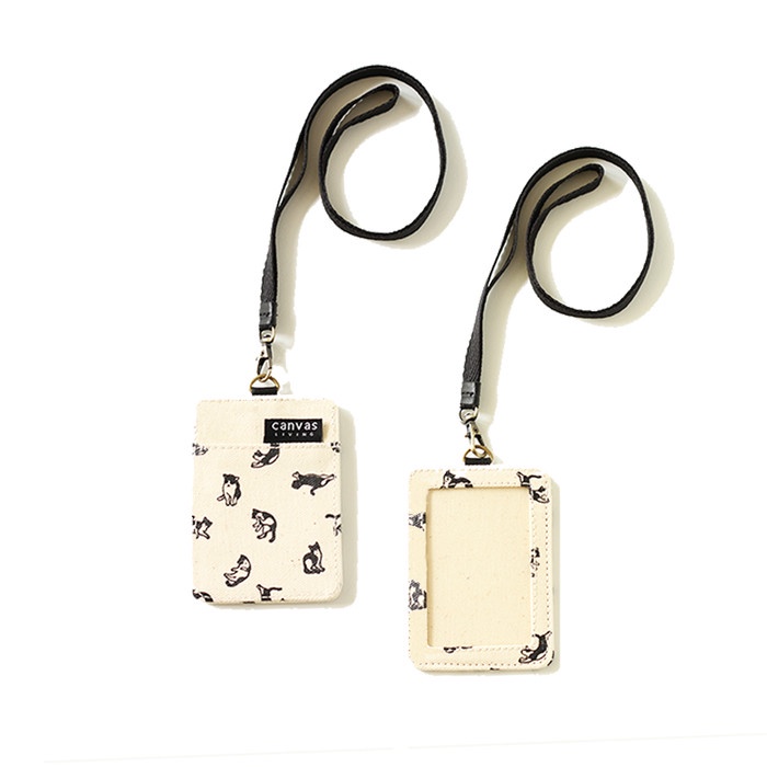 

Id Card - Id Lanyard Cats Natural Canvas Living