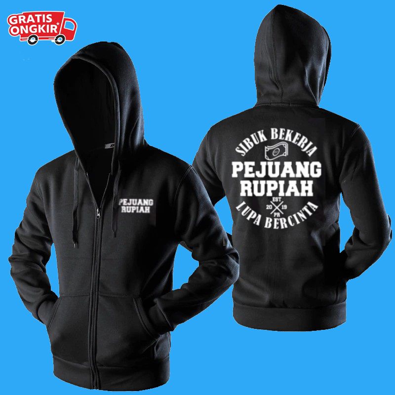 JAKET PEJUANG RUPIAH / JAKET DISTRO PEJUANG RUPIAH LUPA BERCINTA