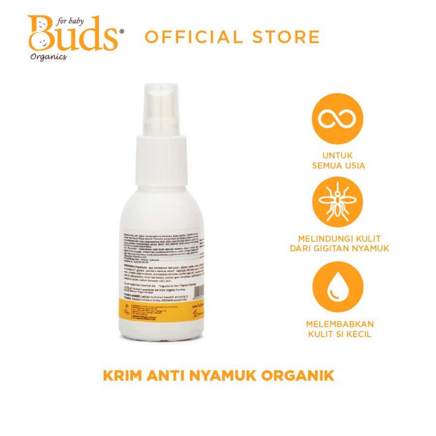 Buds Organics Mozzie Spray - Lotion Anti Nyamuk Bayi &amp; Anak