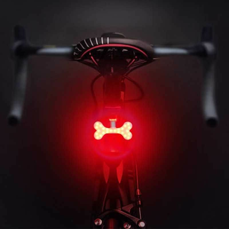 Zacro Lampu Sepeda Tail Light LED Bicycle USB Charging