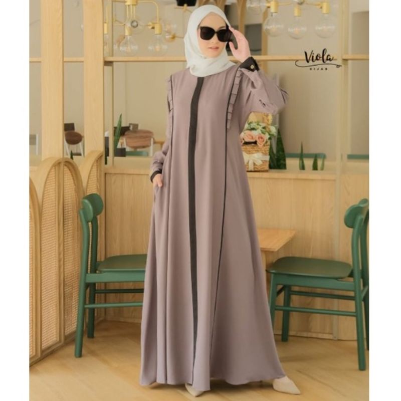 Gamis BELLA Dress Remaja Busui Original VIOLA
