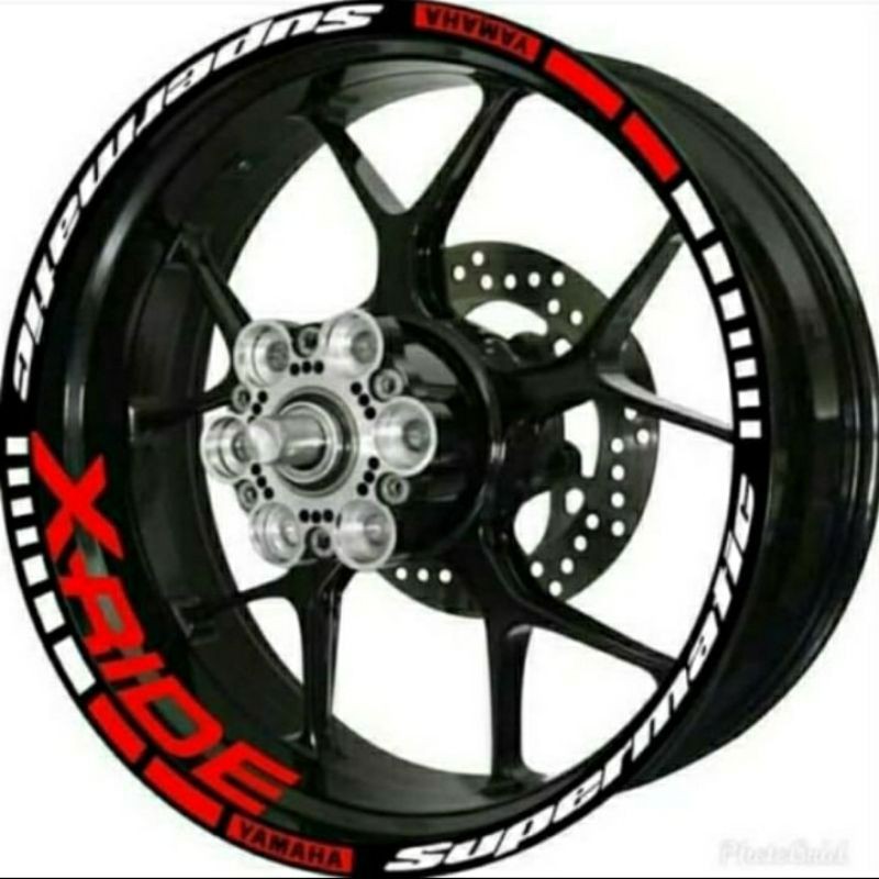 Stiker Velg Stiker Velk Motor Yamaha X-RIDE