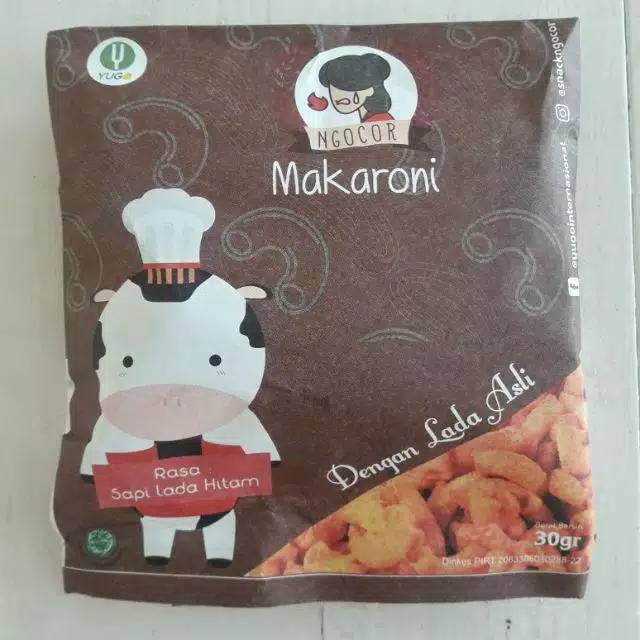 

Makaroni Ngocor Rasa Sapi Lada Hitam