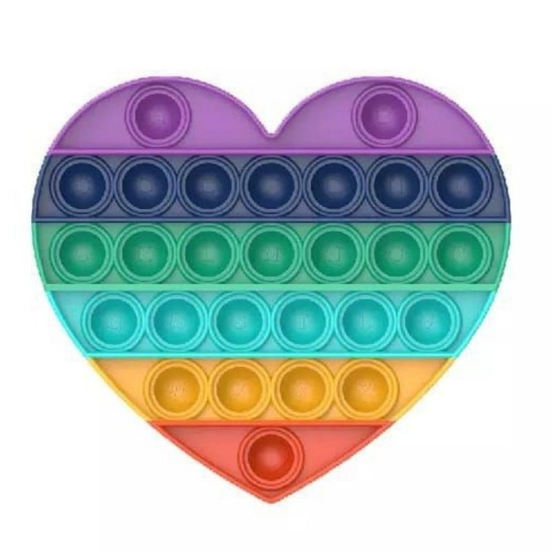 (Murah Lebay) POP IT RAINBOW UNICORN. Fidget pust pop its fidget Toy. #Bonus majalah anak-6