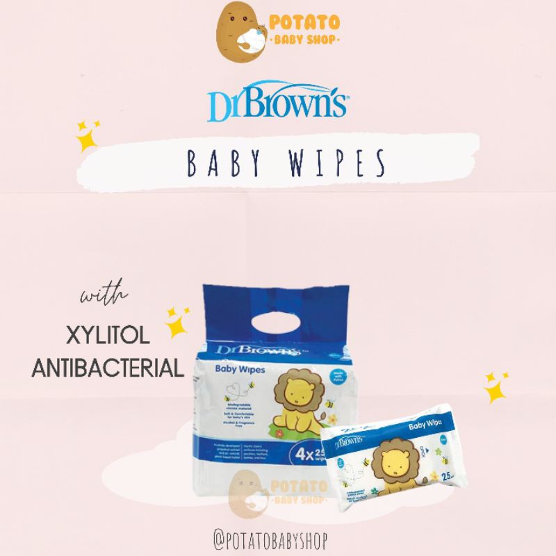 Dr Brown's Baby Wipes / tisu basah bayi Dr Brown