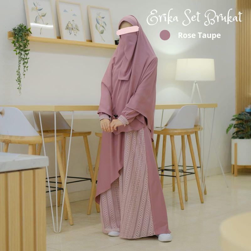 Gamis Erika set Brukat by Mumtaz Hijab