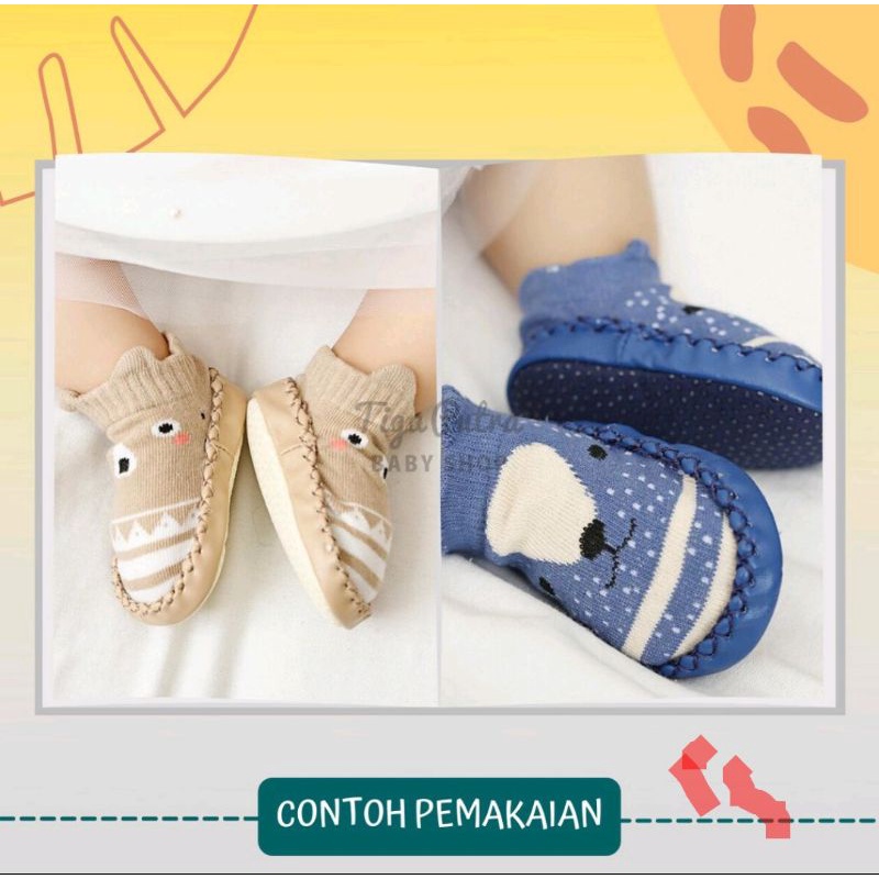 Sepatu Kaos Kaki anak Bayi(Baby prewalker anti selip