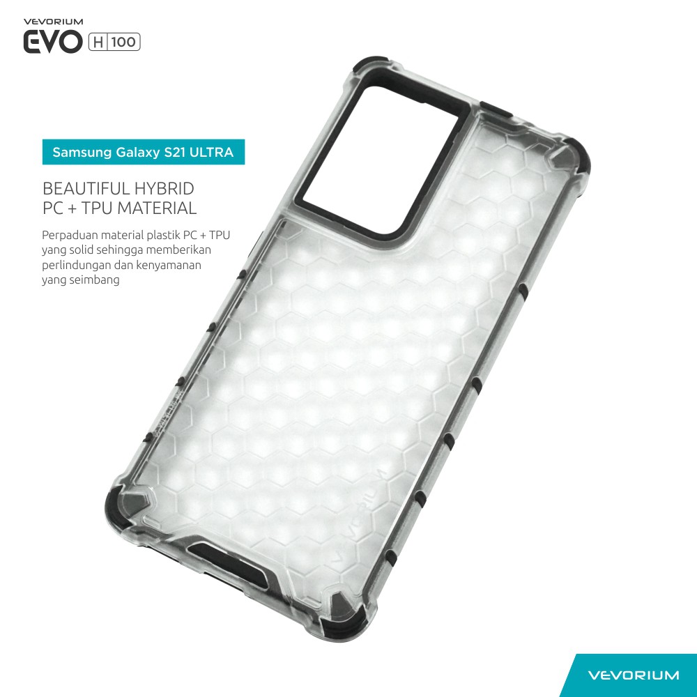 VEVORIUM EVO H100 Samsung Galaxy S21 ULTRA Hybrid Hard Case Soft case