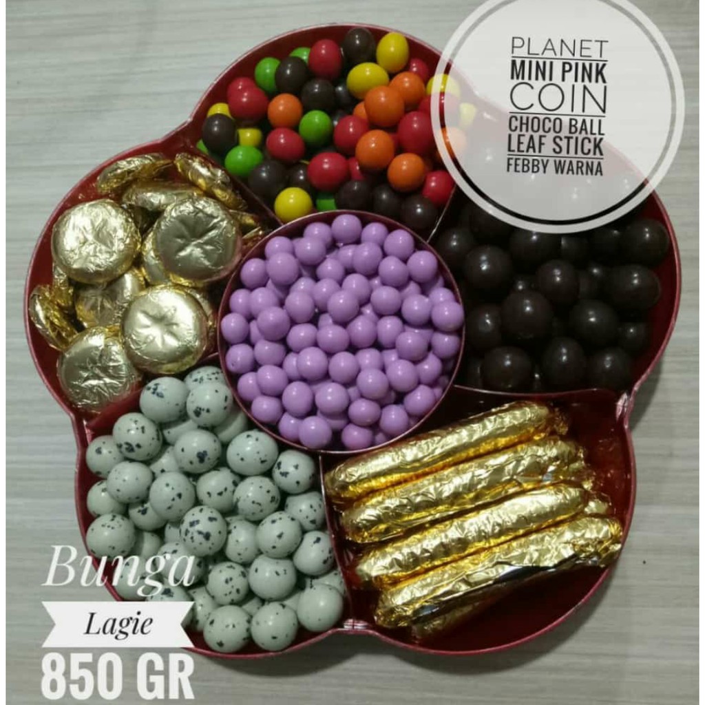 

coklat toples bunga