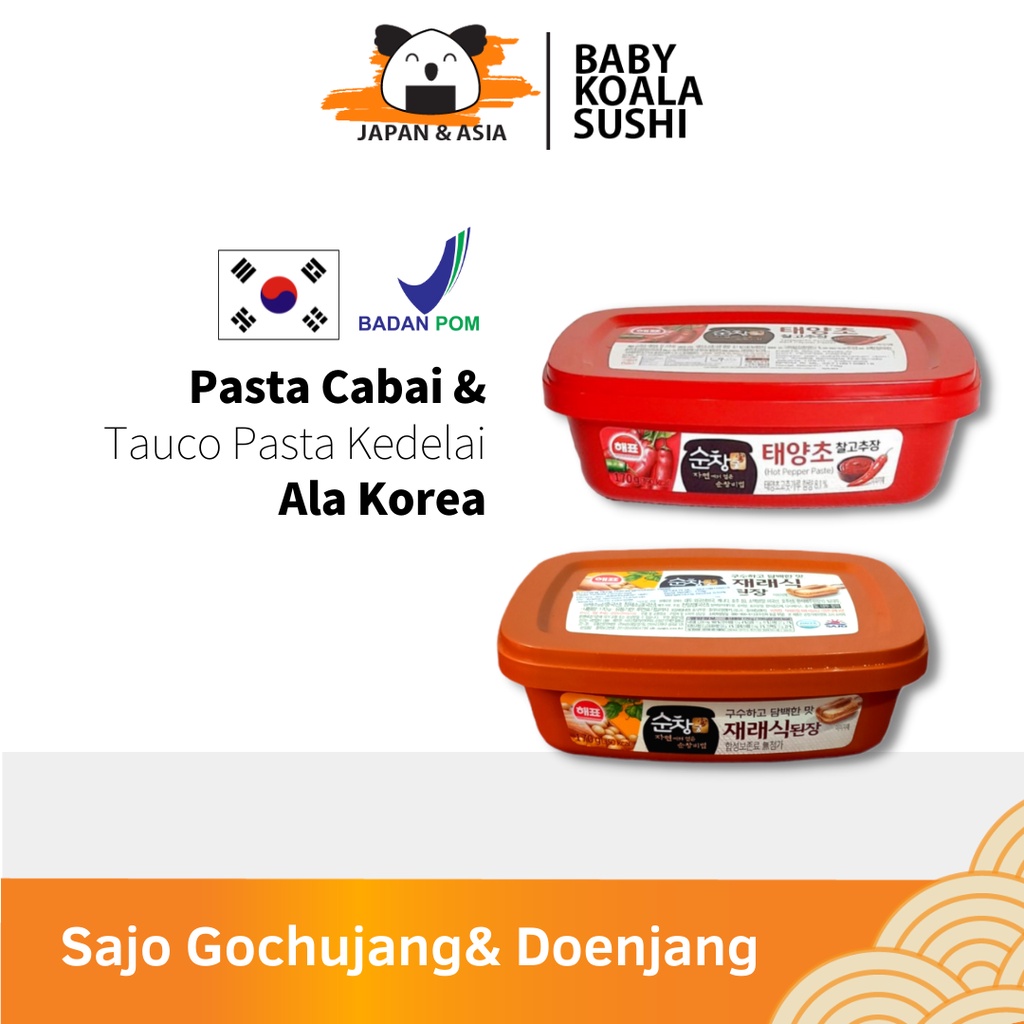 SAJO Korea Hot  Pepper Paste 170 g | Sajo Gochujang | Sambal Pasta Korea