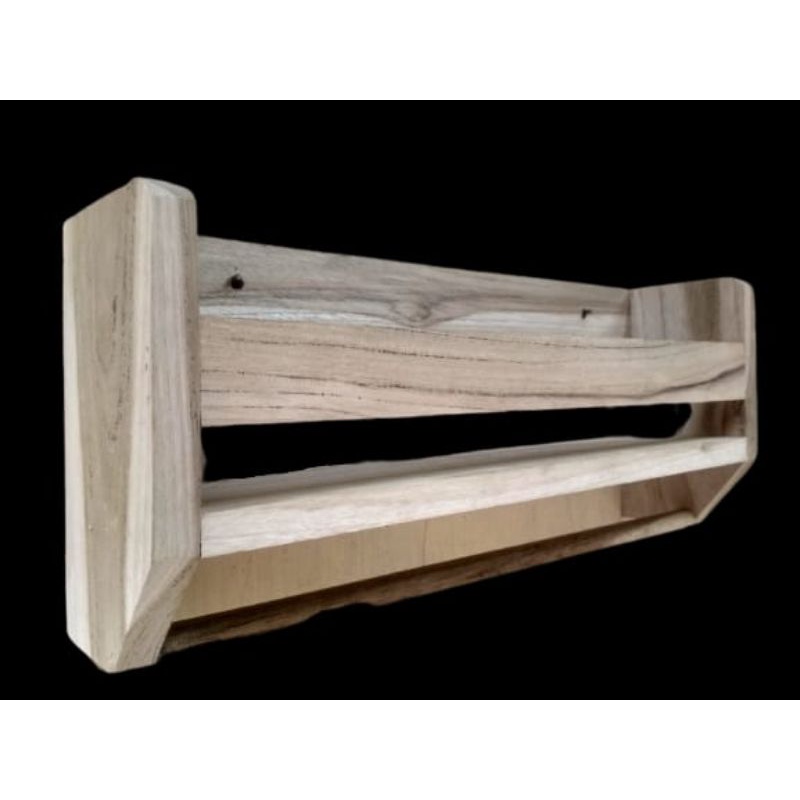 Rak toples dinding,rak tempel dinding kayu jati