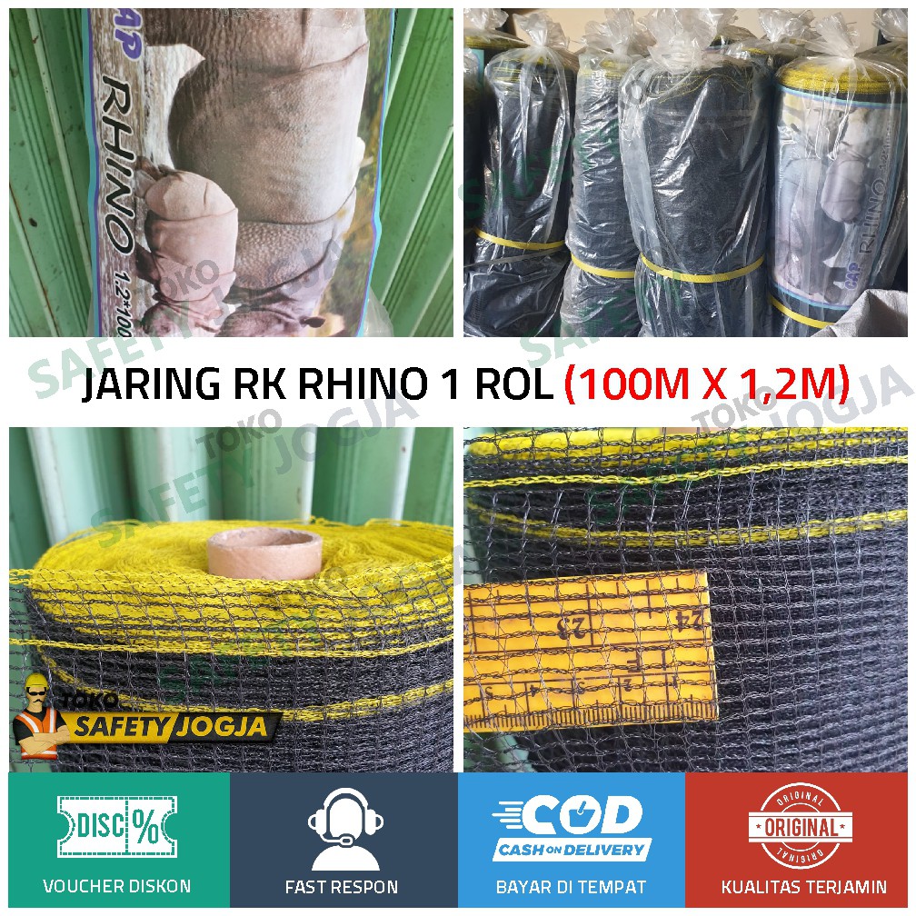 JARING WARING RK DOUBLE ANTI GESER CAP RHINO - 1 ROLL