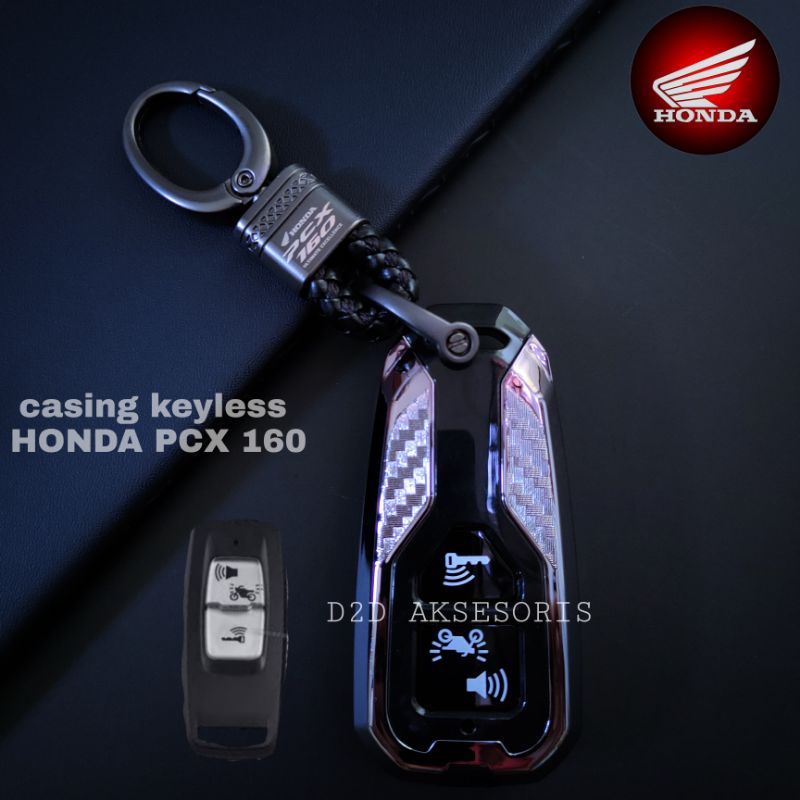 Gantungan kunci case casing cover remote keyless motor honda all new pcx 160-1