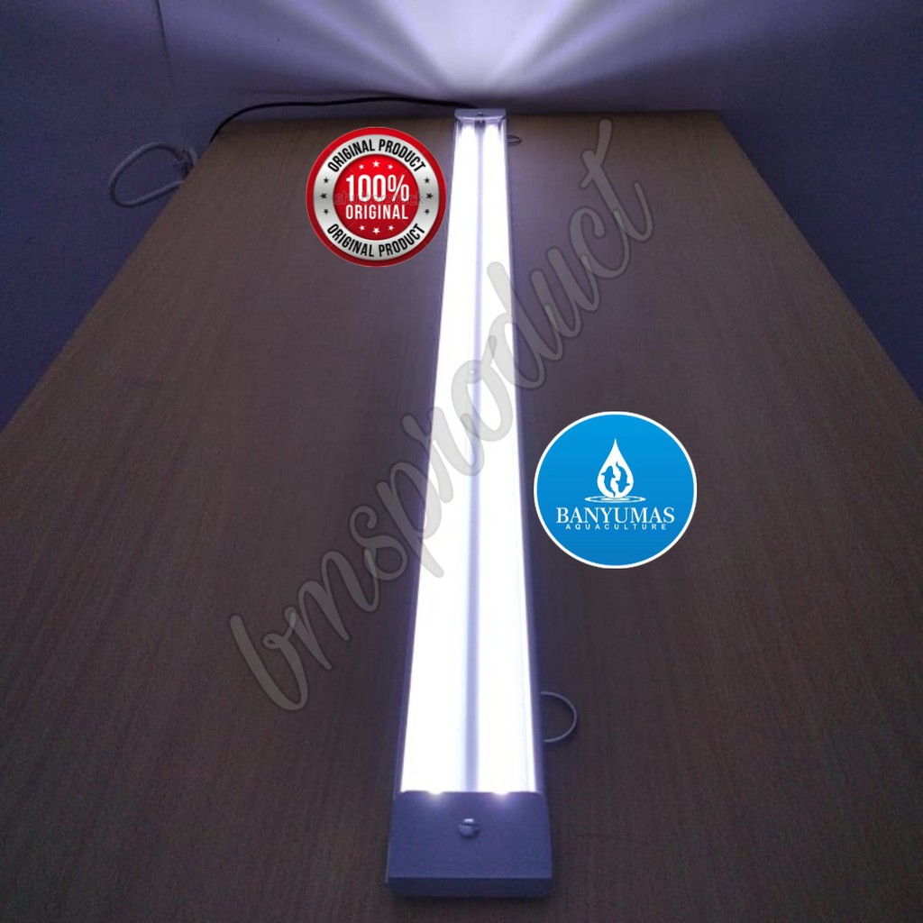 Lampu LED Strip Dobel Aquarium Aquascape  1 Meter Bonus Hook Gantungan Lampu