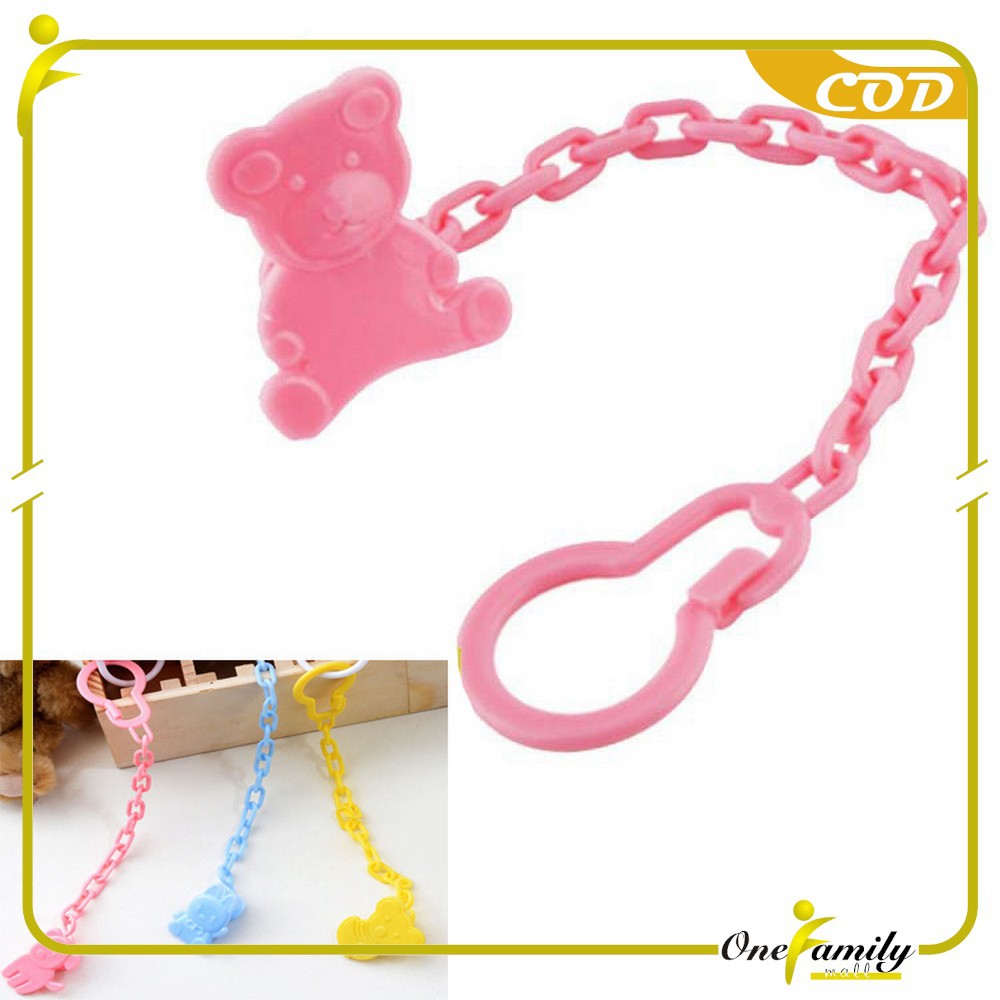 ONE-C43 Tali Gantungan Empeng Baby / Klip Rantai Penjepit Dot Bayi / Teether Clipper Pacifier Holder-2