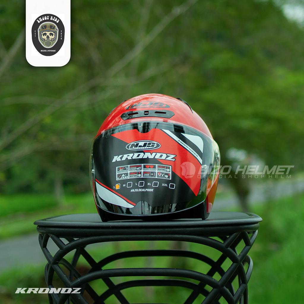 Helm Half Face NJS Kronoz Solid Original