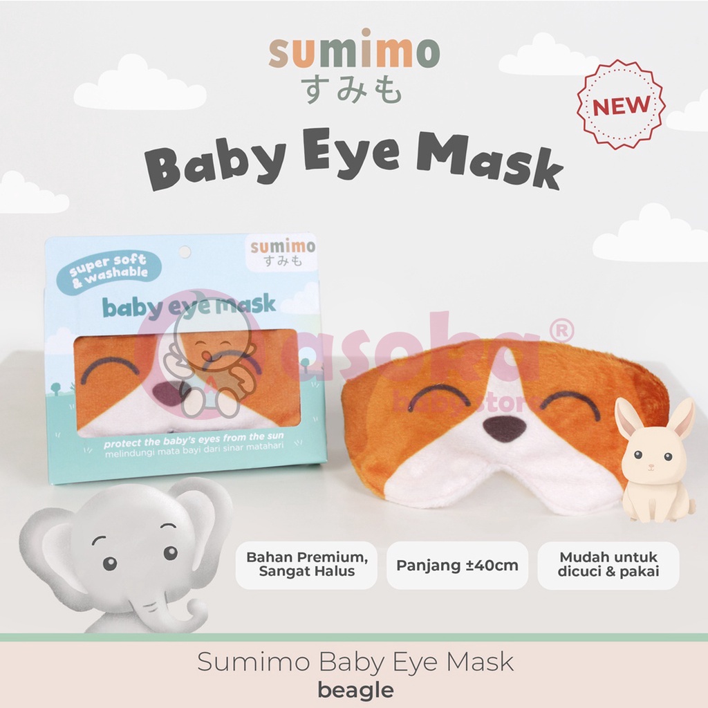 Sumimo Baby Eye Mask / Pelindung Mata Bayi ASOKA