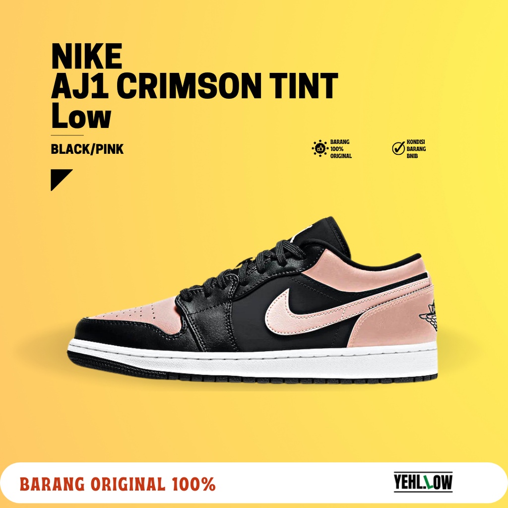 AIR JORDAN 1 LOW CRIMSON TINT