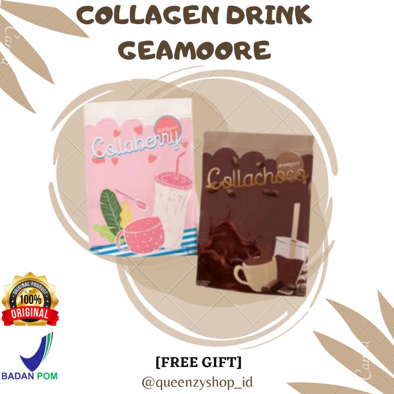 

READY STOCK!! GEAMOORE COLLABERRY & COLLACHOCHO// COLLAGEN DRINK GEAMOORE