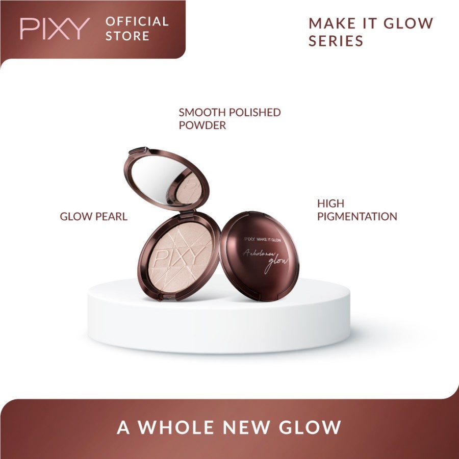 Pixy Make It Glow A Whole New Glow Highlighter 8 gr / Pixy A Whole New Glow Highlighter / Pixy Make It Glow A Whole New Glow Highlighter Shining Gold