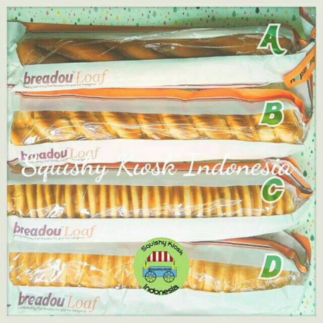 Breadou Loaf Bread Squishy (mainan)