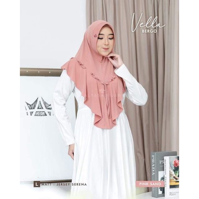 (Diskon 20%) Bergo Vella by Alfasa Hijab