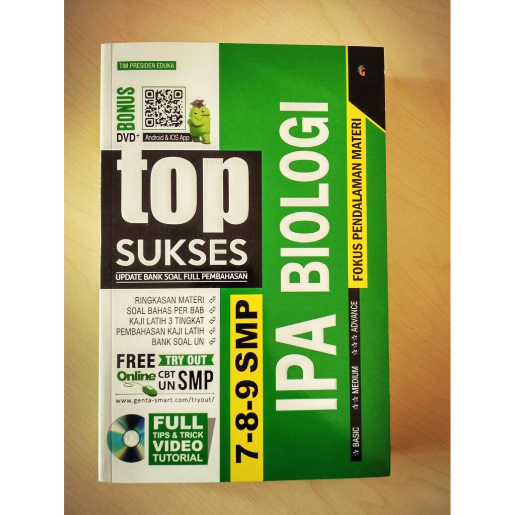 Buku BIOLOGI SMP TOP SUKSES UPDATE BANK SOAL PEMBAHASAN BIOLOGI SMP 7. 8. 9-1