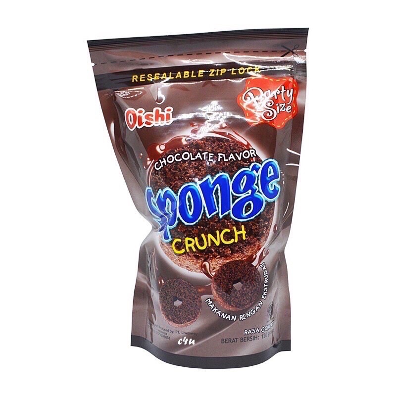 

OISHI SPONGE 110 gr Rasa Coklat - Strawberry - Moccha - Keju