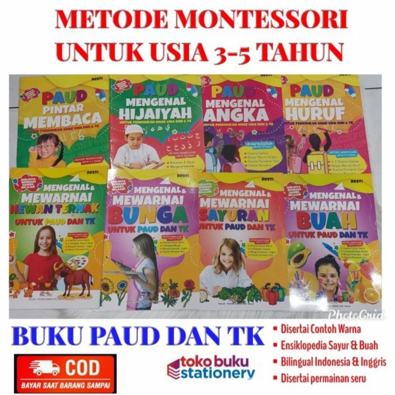 Buku Paud Dan TK Usia 3 - 5 Tahun (SANDRO)