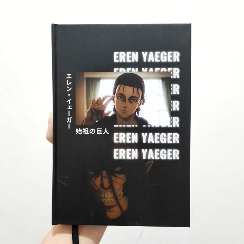 

(READY STOCK) Notebook Hardcover Anime Attack on Titan - Eren Yaeger