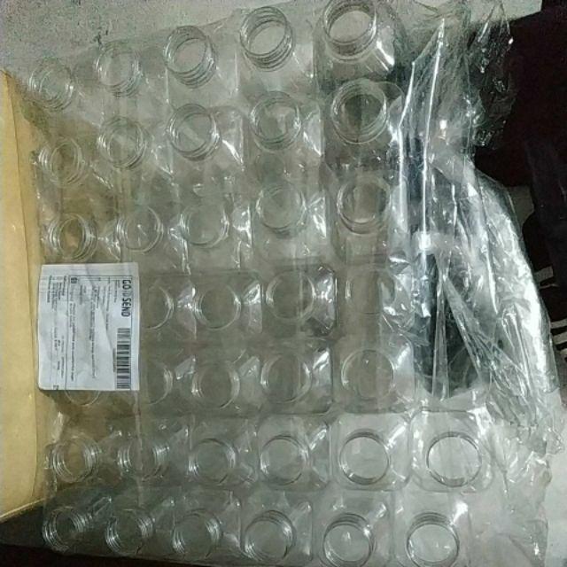 Botol Plastik Kale Kotak 500 Ml (d) / Botol Jus / Botol Air /pet/murah