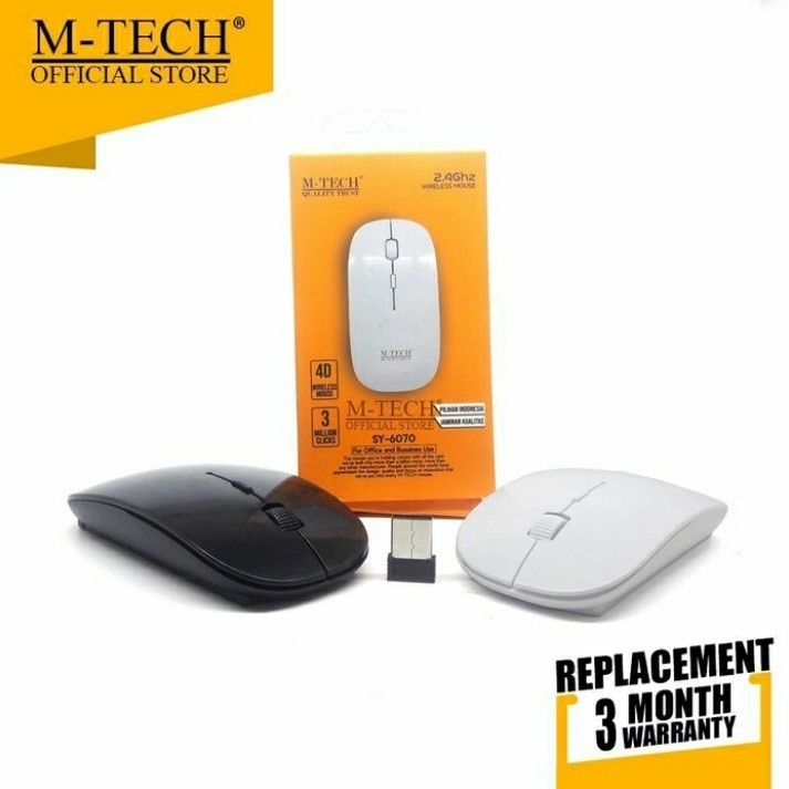 M-Tech Wireless Mouse Slim SY-6070 Original