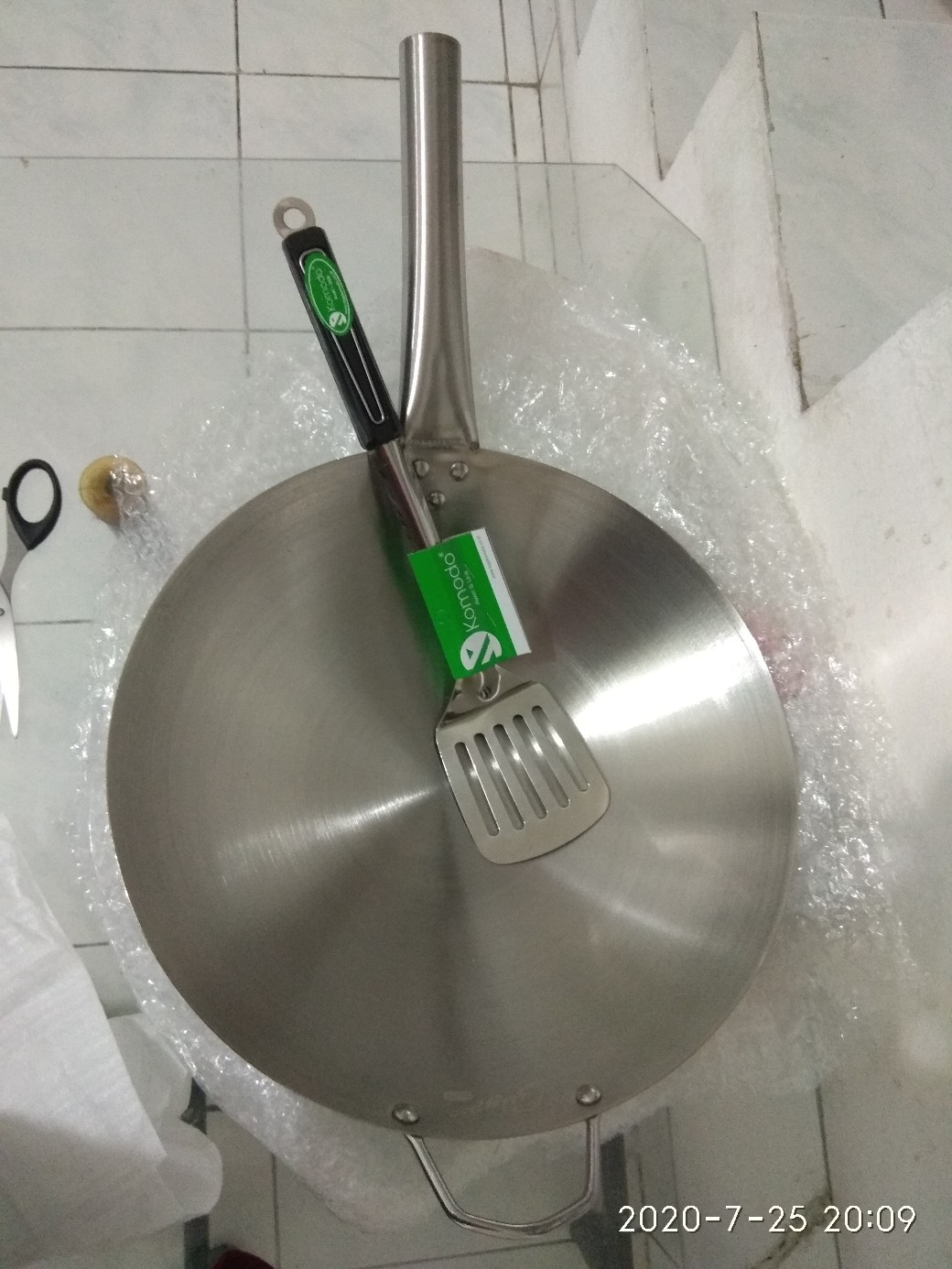 Calypso Kuali 32 Cm Wajan Penggorengan Gagang Stainless Steel 32cm