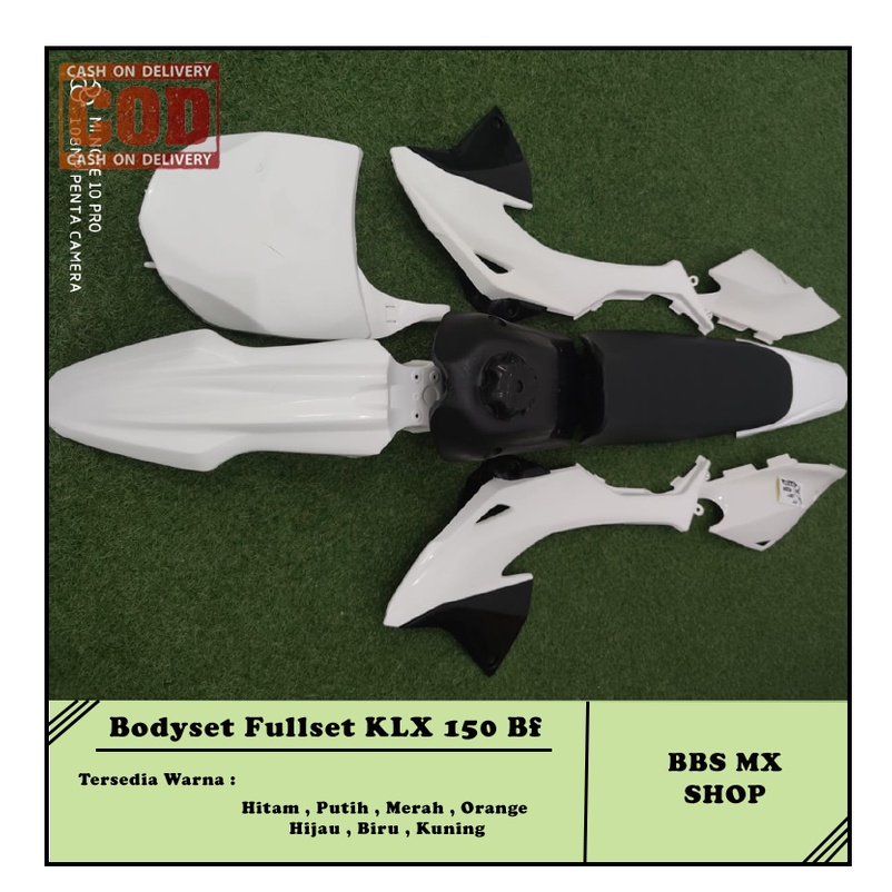 Fullset KLX 150 BF Tangki Rangka Deltabox GRASTI DECAL