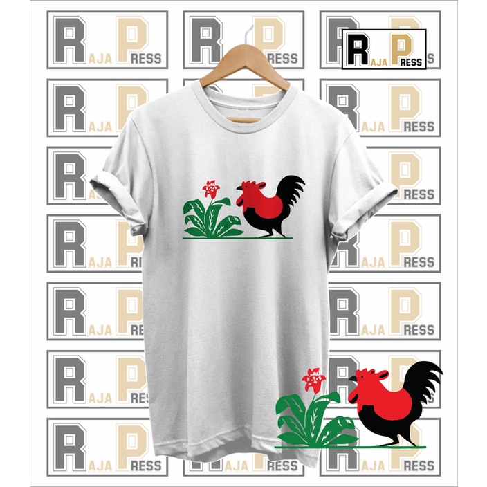 BAJU KAOS TSHIRT LOGO MANGKOK AYAM JAGO MURAH