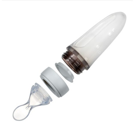 Nuby All New Silicone Squeeze Feeder Sendok Makan Silikon