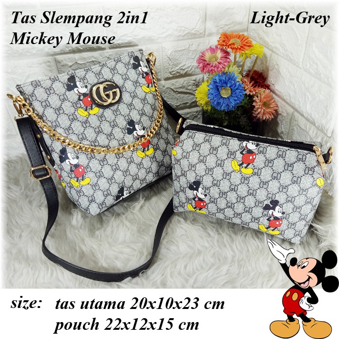 Tas Slempang 2in1 Mickey Mouse