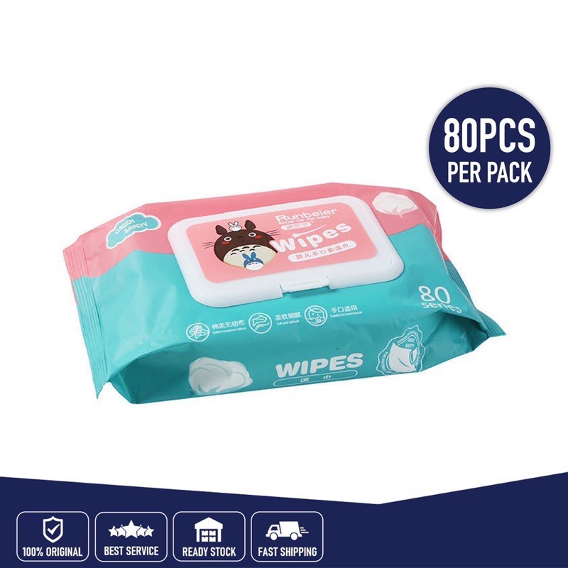 kucing Handuk basah ENBLANC Pet Wipes Tisu Basah Kucing Anjing Grooming Hewan Murah Handuk Tissue Tissu Wipe Perawatan