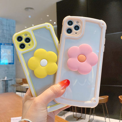 Cute flower Cartoon Soft phone case for iphone 11 X XR XS