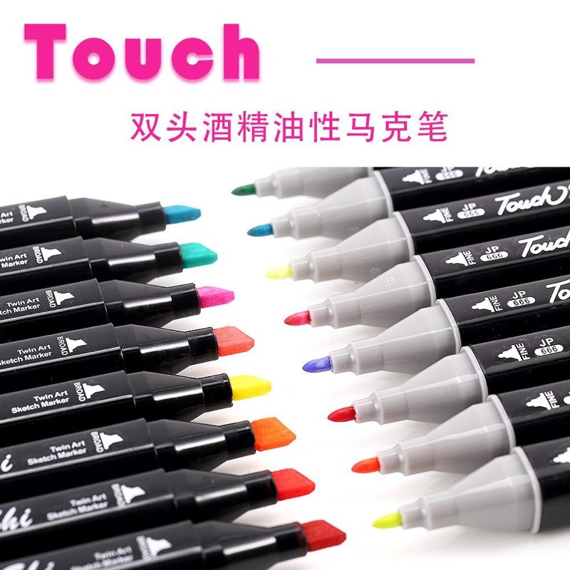 Deli color Marker With Bag Spidol Warna Dengan Tas 48 pcs