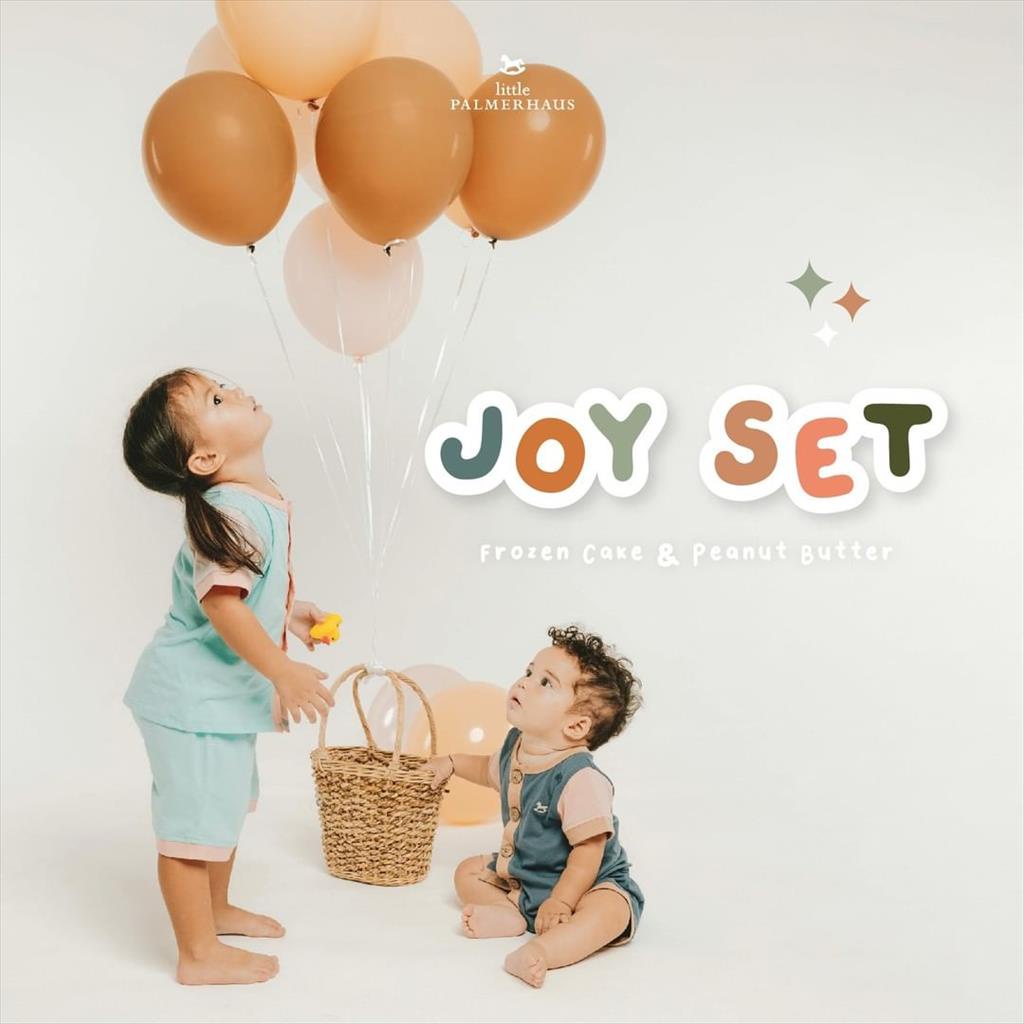 [NEW COLORS] LITTLE PALMERHAUS (1stel) Stelan Anak Bayi Kids JOY SET (0-4thn) 2.0