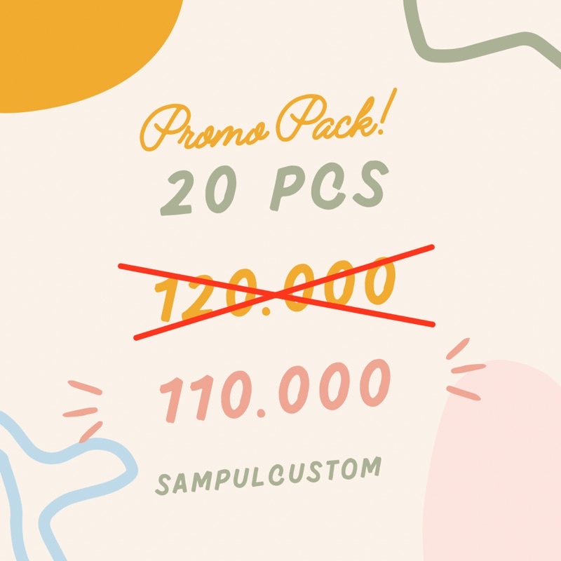 

MEDIUM PACK 20 PCS SAMPUL BUKU CUSTOM