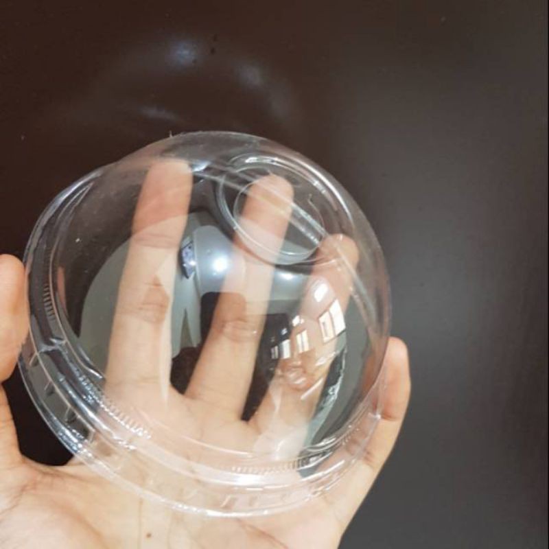 

Lid dome 12oz/14oz/16oz/ 18oz/22oz / tutup cembung bening 18oz