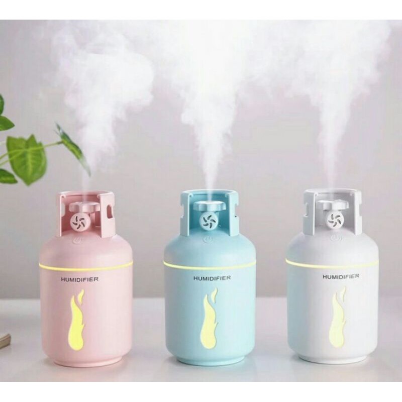 gas tank aroma diffuser kipas humidifier model tabung gas mini