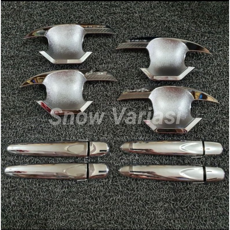 Paket Mangkok Outer + Door Handle All New Avanza 2012 Chrome elegant