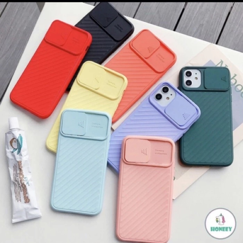 SOFTCASE CAMSHIELD SLIDE PENUTUP KAMERA BELAKANG IPHONE 12 MINI