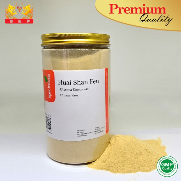 

PROMO [COD] Ubi Cina Bubuk PREMIUM, Gu Huai Shan Fen, Chinese Yam (500 gr)