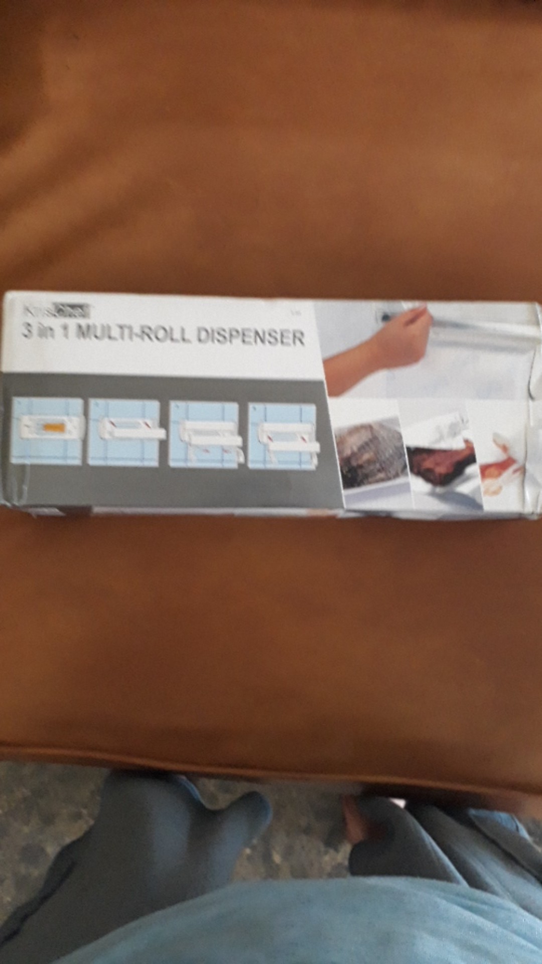 Krischef Tempat Tisu Gulung , Aluminium Foil, Wrapping Plastik 3 In 1