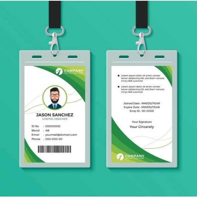 

ID Card Tanda Pengenal Kartu Member Kartu Pelajar