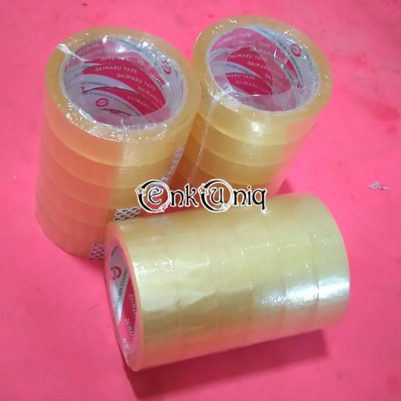 

Lakban Daimaru Opp Transparan Bening / Solasi Packing Kado